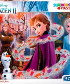 Puzzle 104 Glitter Disn.Frozen2