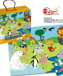 Puzzle dans le zoo 35 pièces