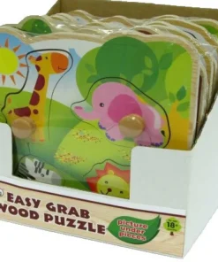 Puzzle incrusté animaux jungle