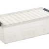 Q - line boîte de rangement 9,5 L transparent / metal