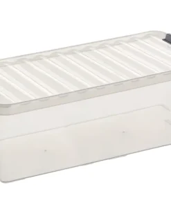 Q - line boîte de rangement 9,5 L transparent / metal