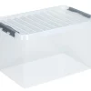 Q - line box 62 L transparent / metal