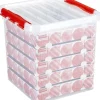 Q-line Boîte de rangement de Noël 38L+Tray