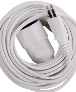 Rallonge 10 m blanc 2 x 0,75 mm