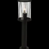 Reed lampadaire noir IP44 E27 40W