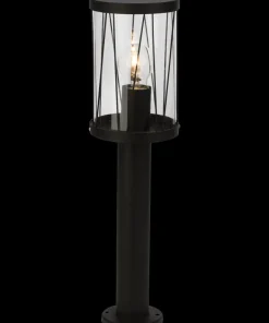 Reed lampadaire noir IP44 E27 40W
