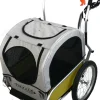Remorque/poussette aluminium pliable pour chien