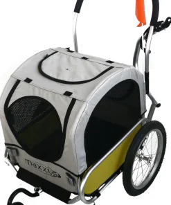 Remorque/poussette aluminium pliable pour chien