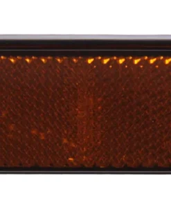 Réflecteur rectangulaire adhésive orange