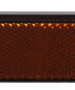 Réflecteur rectangulaire vissé orange