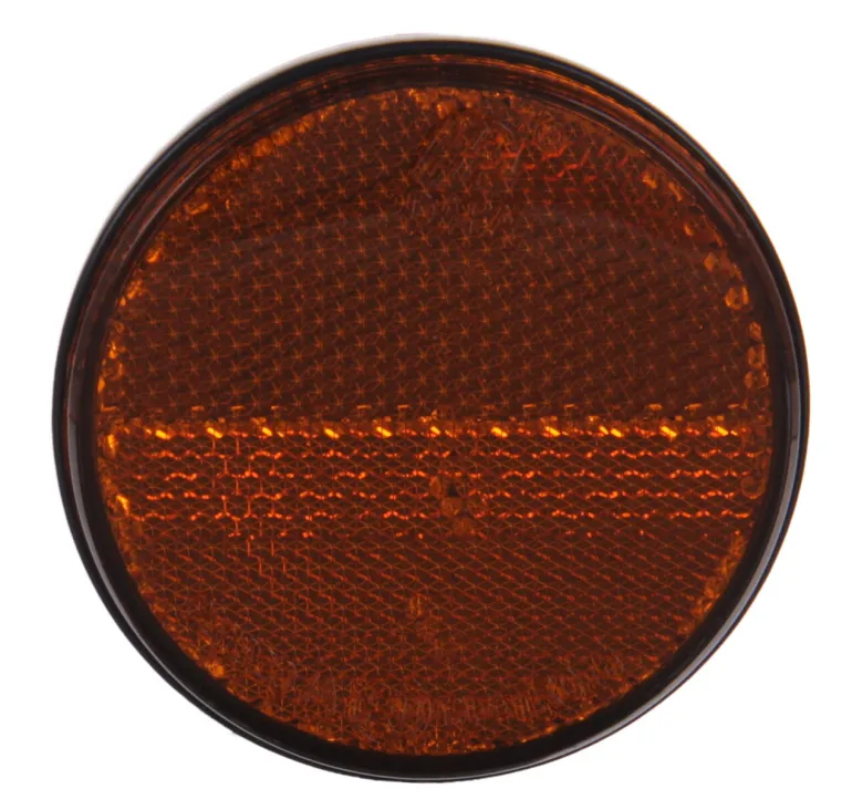 Réflecteur ronde adhésive orange