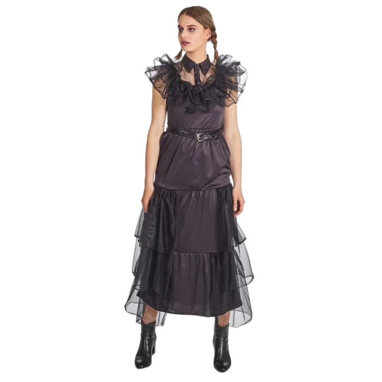 Robe De Bal Noir Mercredi Femme - Taille 44