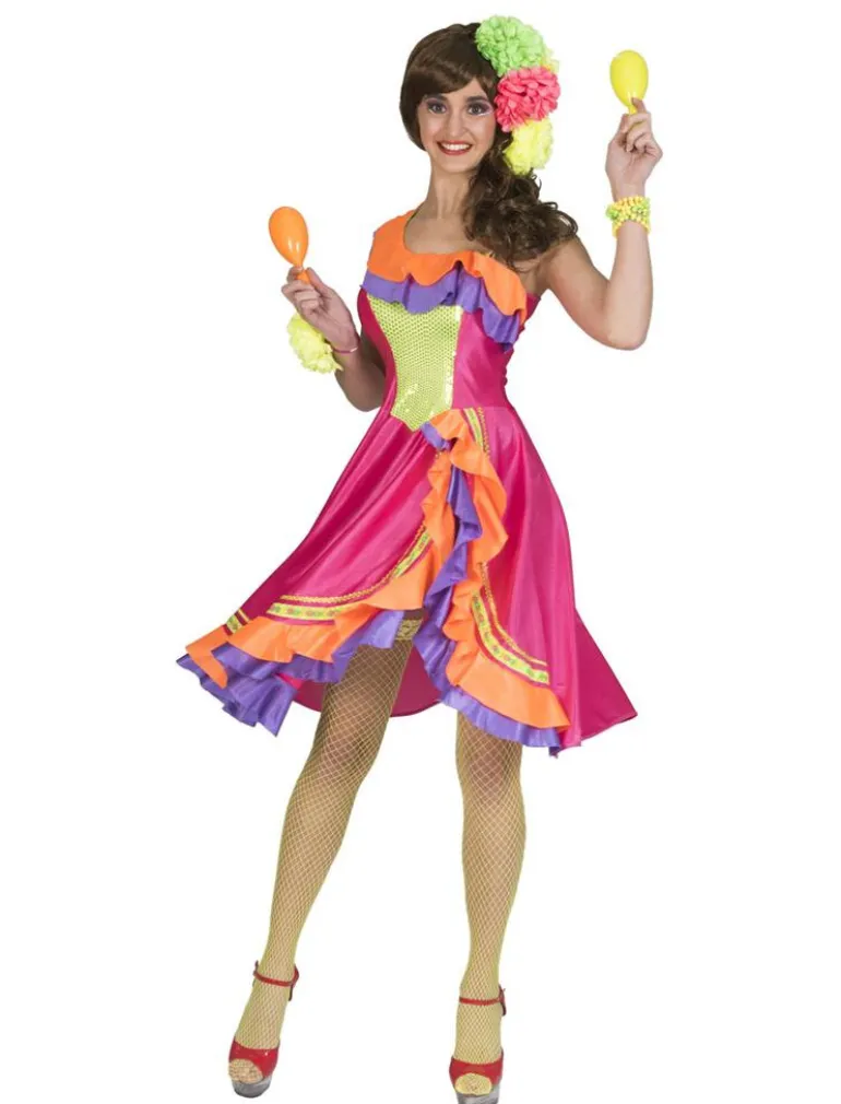 Robe de samba Carribean Cindy - Taille 36/38