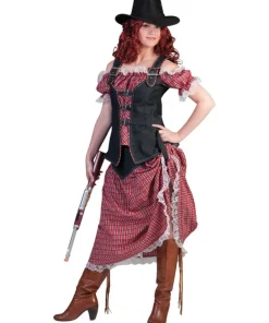 Robe Déguisement Cowgirl Denim Ranger Long - Taille 44/46