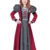 Robe Déguisement Enfant Dame Rouge - Taille 140