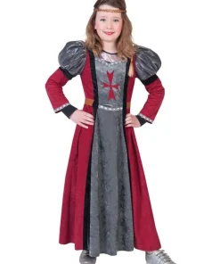 Robe Déguisement Enfant Dame Rouge - Taille 164