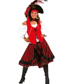 Robe Déguisement Pirate Coeur Noir - Taille 36/38