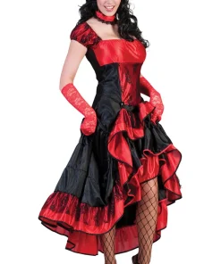 Robe Déguisement Saloon Girl - Taille 36/38