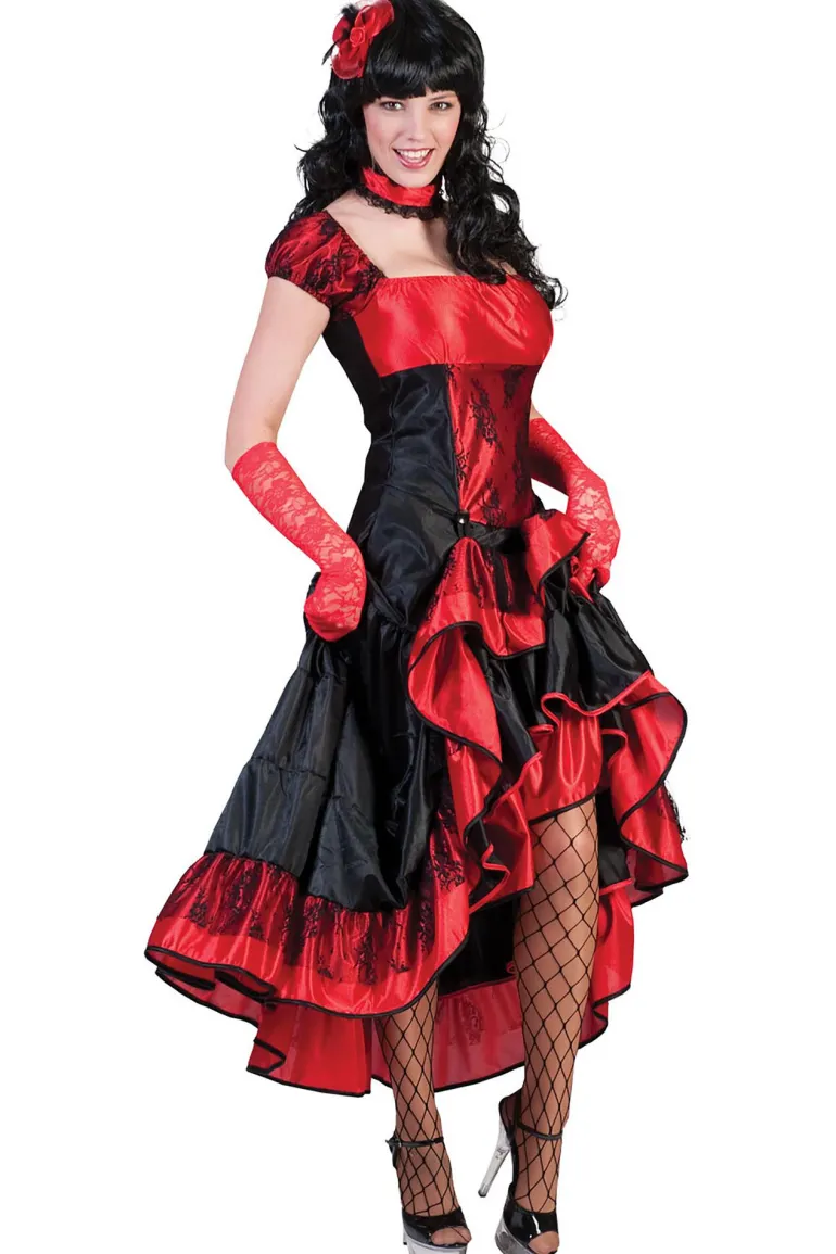 Robe Déguisement Saloon Girl - Taille 40/42