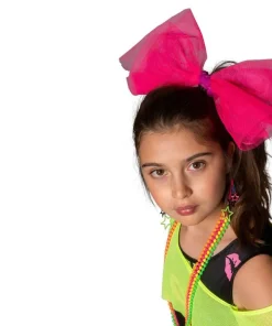 Robe enfant fluo des années 80 Kiss The Girl - Taille 164