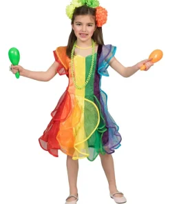 Robe enfant Princesse Arc-en-ciel - Taille 116