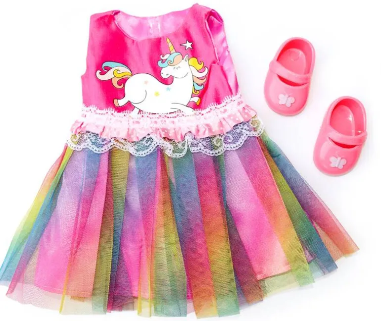 ROBE POUPÉE LICORNE