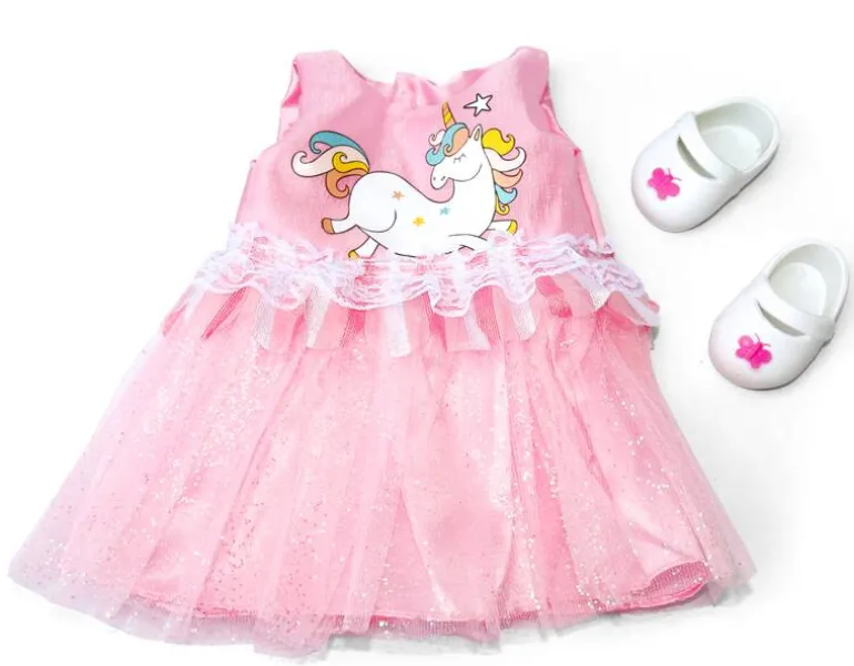 ROBE POUPÉE LICORNE