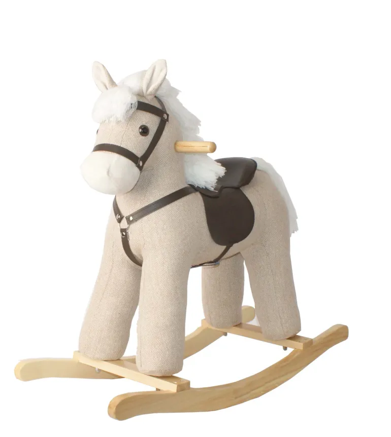Rocking Horse beige avec son