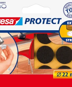 Rondelles de déplacement pour objets sur des surfaces lisses. Ø 22 mm brun.