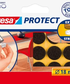 Rondelles de déplacement pour objets sur des surfaces lisses. Ø 18 mm brun.