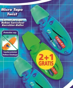 Ruban correcteur Tipp-ex Micro Tape Twist 2 + 1 gratuit