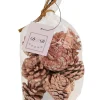 Sac de pommes de pin M rose