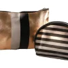 Sac de Toilette + Mini Or Rayures