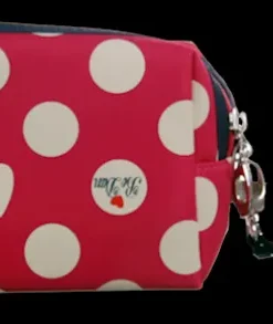 Sac de voyage nylon rose / blanc