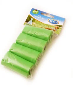 Sachet hygiénique bio rouleau vert 4 x 20 pièces