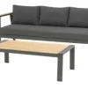 Salon de jardin Jovi - Aluminium - Anthracite