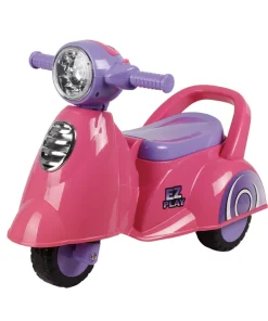 Scooter rose avec son et lumière
