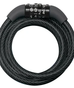 Serrure cable vélo 1,20 m avec code