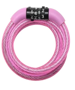 Serrure cable vélo 1,20 m avec code