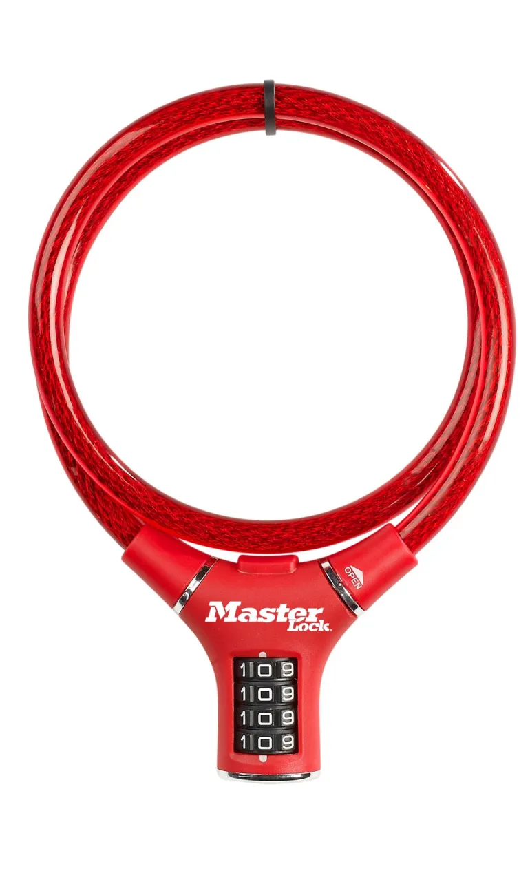 Serrure vélo acier avec code