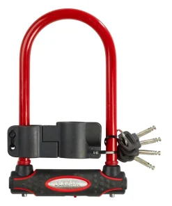 Serrure vélo u-bar avec 4 clés