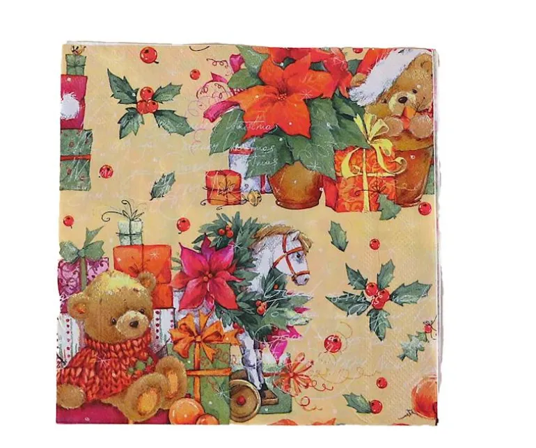 Serviettes Cadeaux 33X33 cm 20 Pcs