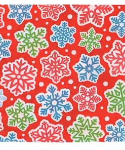 Serviettes Flocon Neige 33X33 cm 20 Pcs