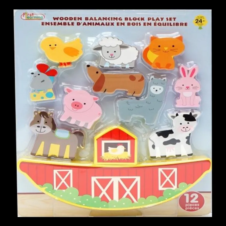Set animaux de ferme en bois