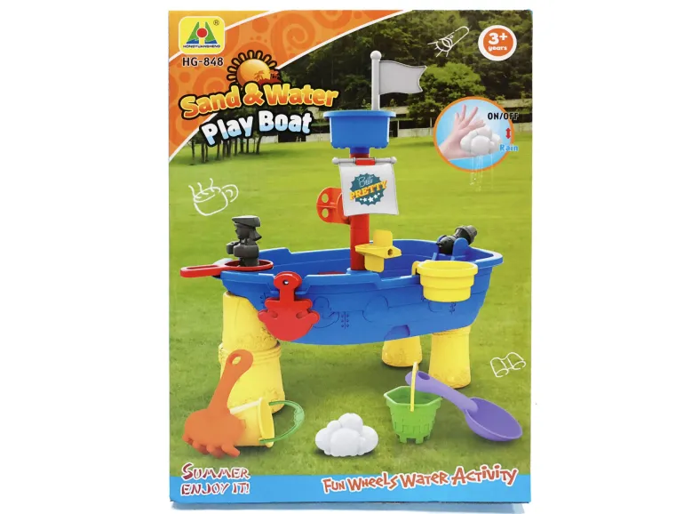 Set blocs bateau plage