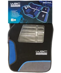 Set de 4 tapis blue race sport