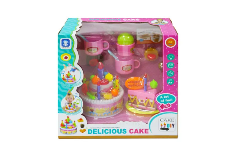 set de cake musique et lumière