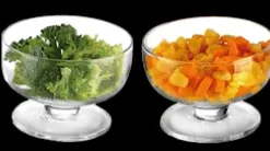 Set of 6 clear tasting glasses