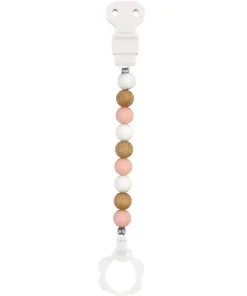 Silicon Attache sucette bois-rose