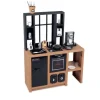 Smoby Cuisine de Jeu Cuisine Loft - 32 Pièces - Brun